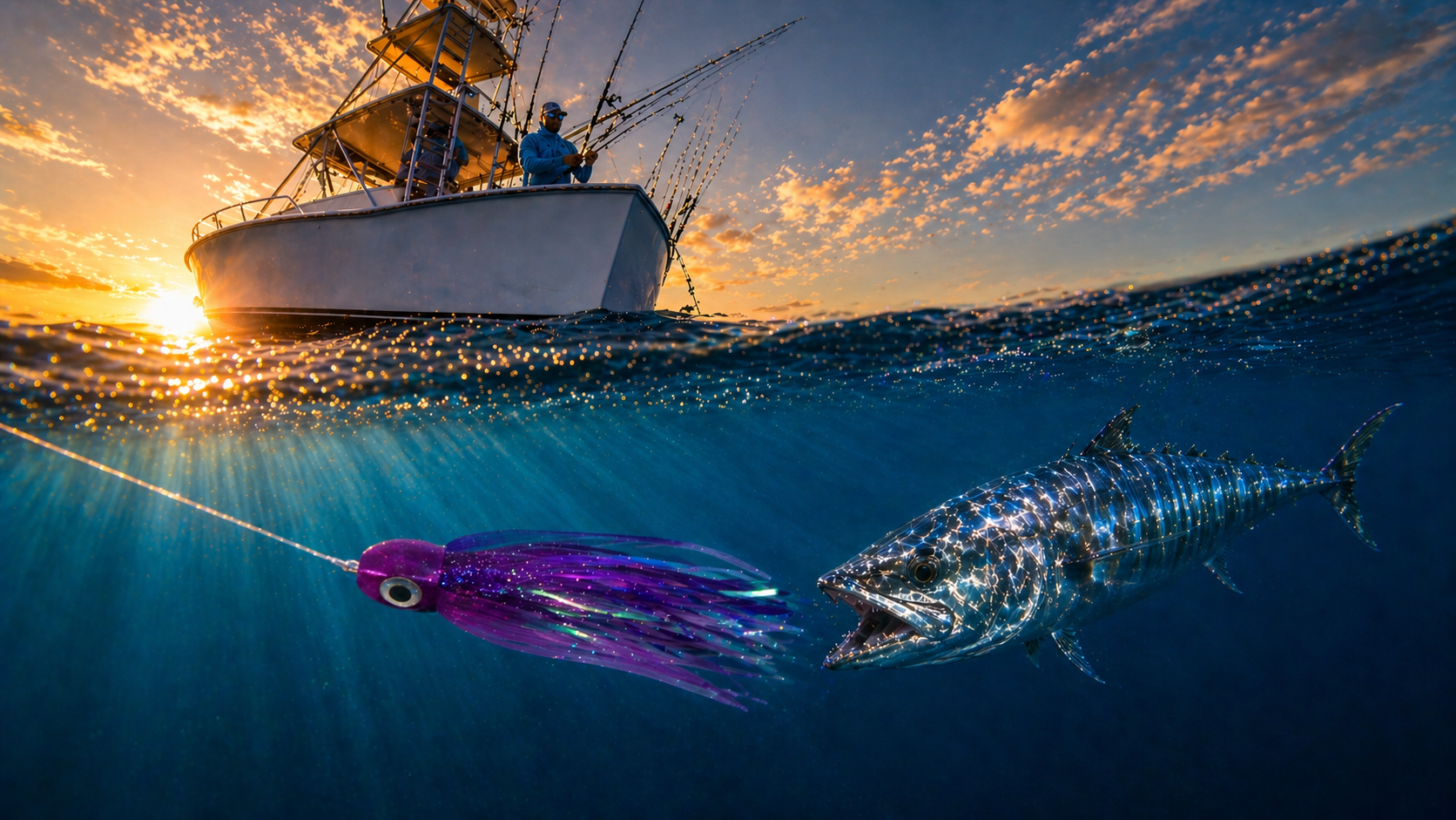 Purple Haze Riptide Flyer – 6” Offshore Trolling Lure