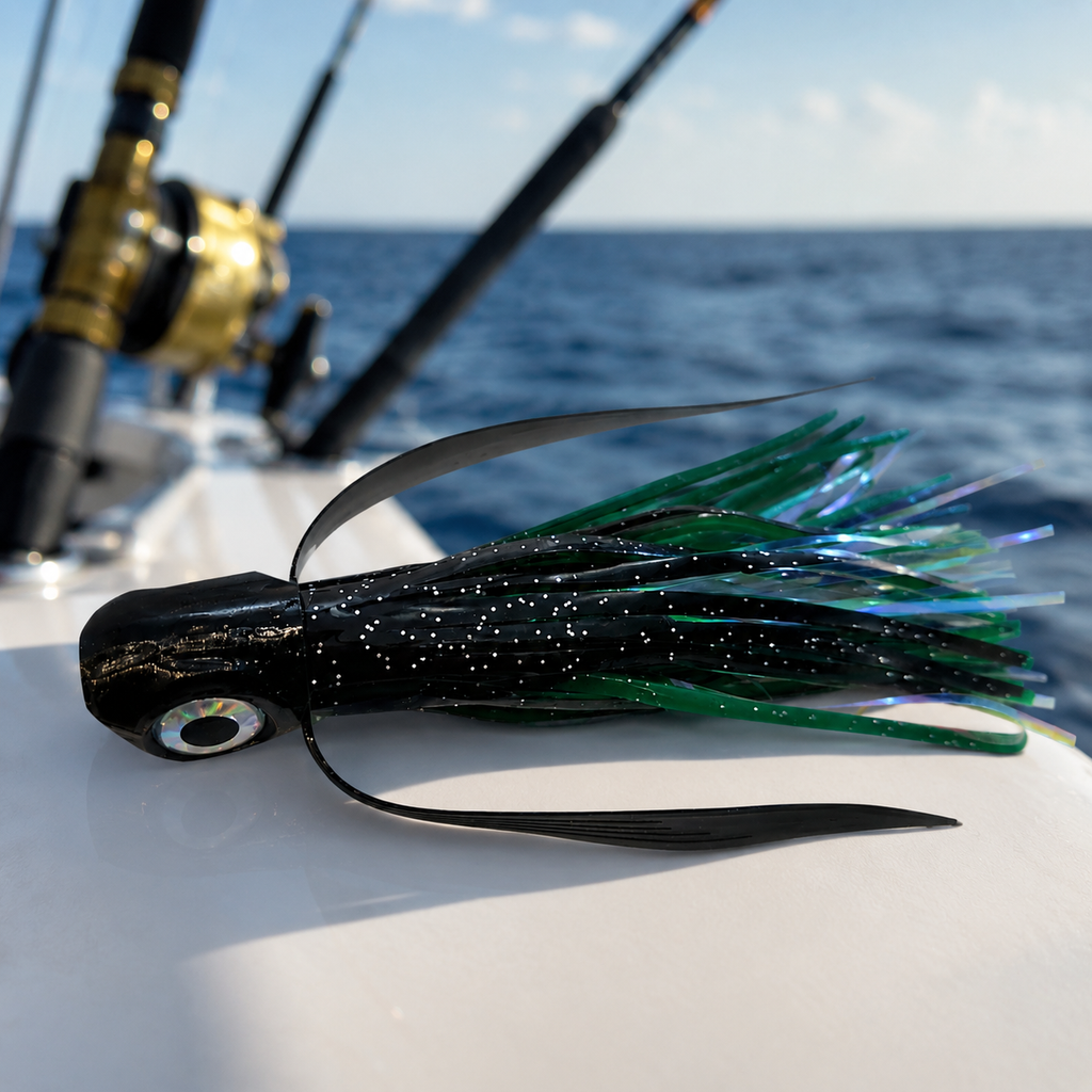 Black Zucchini Riptide Flyer – 6” Offshore Trolling Lure